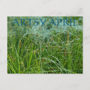Artsy April Briefkaart