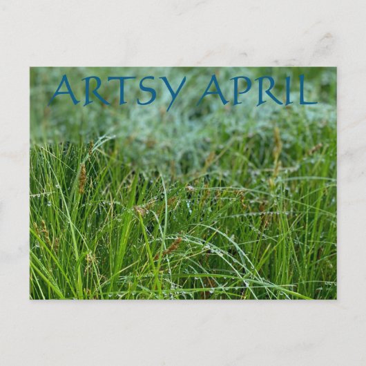 Artsy April Briefkaart (Voorkant)