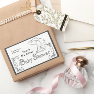Artsy Baby Borrel Rechthoekige Sticker