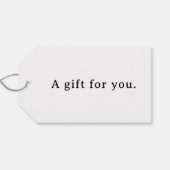 Artsy Baby Shower Cadeaulabel (Achterkant Horizontaal)