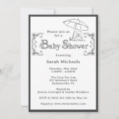 Artsy Baby Shower Kaart (Voorkant)