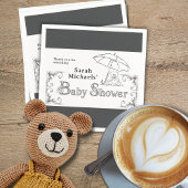 Artsy Baby Shower Servet