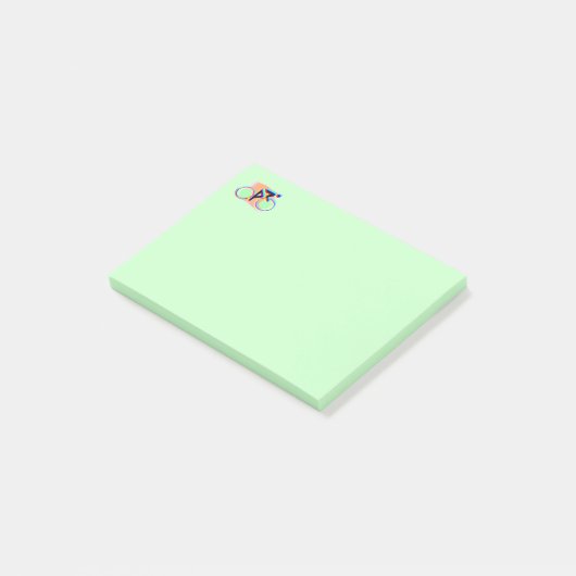 Artsy Bicycling Post-it® Notes (Schuin)