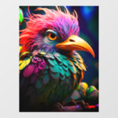 Artsy Bird Raamsticker (Vel)