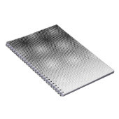 Artsy Black en White Moiré Pattern Notitieboek (Rechterzijde)