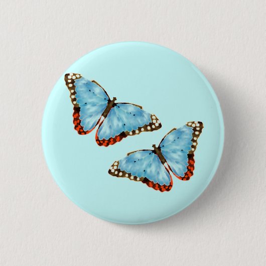 Artsy Butterflies Ronde Button 5,7 Cm (Voorkant)