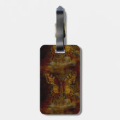 Artsy Butterfly Bagagelabel (Achterkant verticaal)