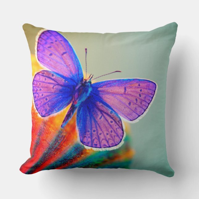 Artsy Butterfly Kussen (Voorkant)