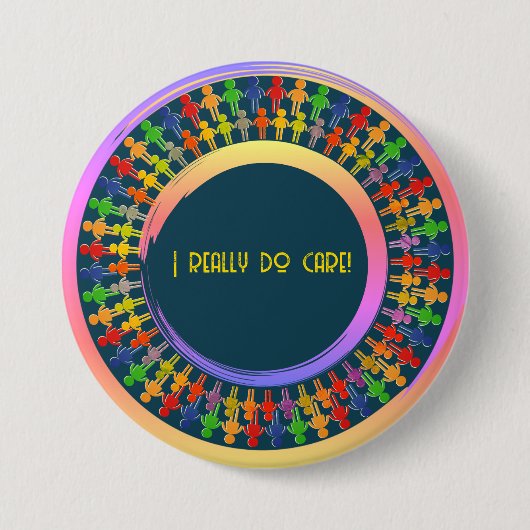 Artsy Campagne Ronde Button 7,6 Cm (Voorkant)