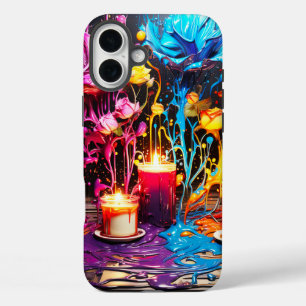 Artsy Candle Telefoonhoes iPhone 16 Plus Hoesje