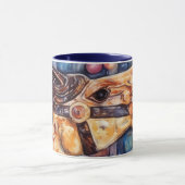 Artsy Carousel Cheval Head Art Mug Cup (Centre)