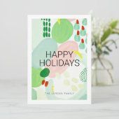 Artsy Christmas Kaart (Staand voorkant)