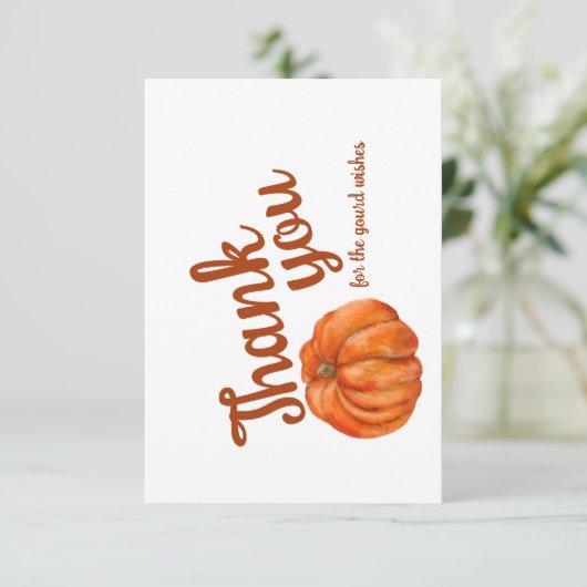 Artsy Citrouille Merci notes (Debout devant)