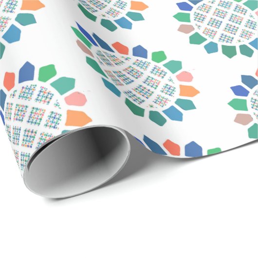 Artsy Color Sunflower Cadeaupapier (Rol Hoek)