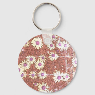 Artsy Daisies Sleutelhanger