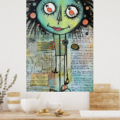 Artsy Dames 10 Poster (Keuken)