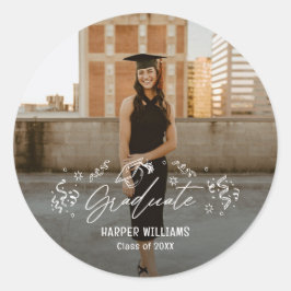 Artsy Doodles Afstuderen Stickers Envelop Afdichti