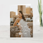 Artsy Doodles Graduation Carte de remerciements (Devant)