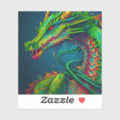 Artsy Dragon Sticker (Vel)