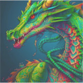 Artsy Dragon Sticker (Voorkant)