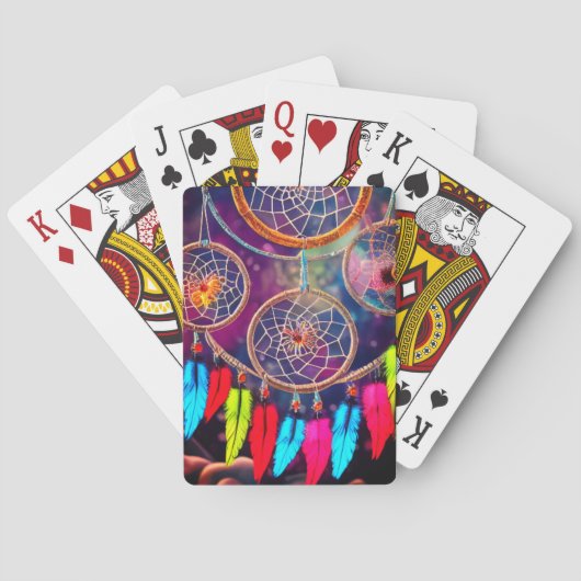 Artsy Dream Catcher Pokerkaarten (Achterkant)