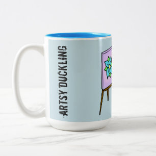 Artsy Duckling Artiste Personnalisable Coffee Mug