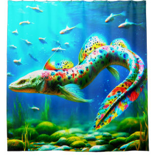 Artsy Eel Douchegordijn