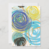 ARTSY FARTSY Bar Bat mitzvah Invitation Card (Dos)