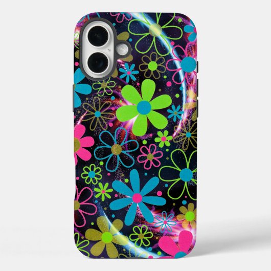 Artsy Flower Design Telefoonhoes Case-Mate iPhone Case (Achterkant)