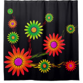 Artsy Flower Douchegordijn (Voorkant)