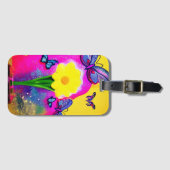 Artsy Flowers Bagagelabel (Voorkant (horizontaal))