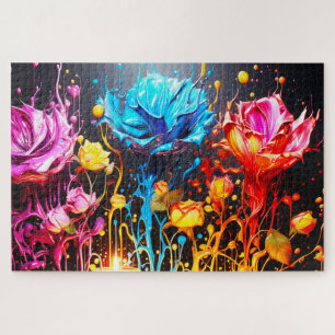 Artsy Flowers Legpuzzel