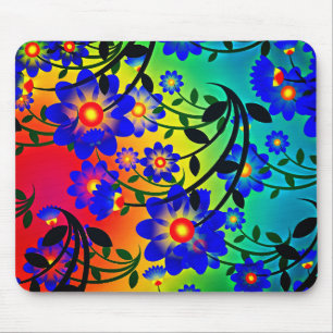 Artsy Flowers Muismat
