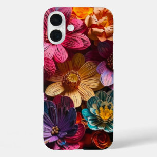 Artsy Flowers telefoonhoesje iPhone 16 Plus Hoesje