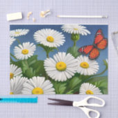 Artsy Fun Daisies en Butterflies Tissuepapier (Craft)