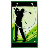 Artsy Golf Player Klein Cadeauzakje (Achterkant)