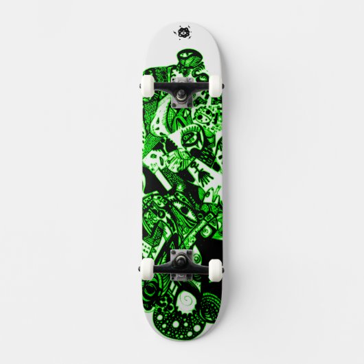 Artsy Green Skateboard (Voorkant)