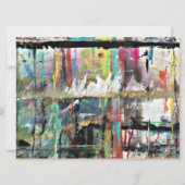 Artsy Happy Fête des pères Carte photo (Dos)