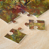 Artsy Herfst Forest Path Puzzle Legpuzzel (Zijkant)