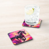 Artsy Horse Bier Onderzetter (Rechterzijde)