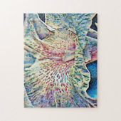 Artsy Impressionist Lily Flower Puzzle Legpuzzel (Verticaal)