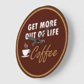 Artsy Kitchen Coffee Theme Grote Klok (Hoek)