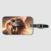 Artsy Kitten Bagagelabel (Voorkant (horizontaal))