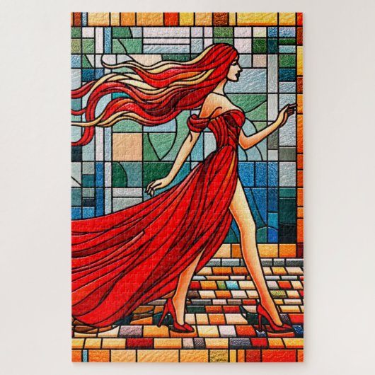 Artsy Lady Legpuzzel (Verticaal)
