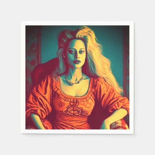 Artsy Lady Servet (Voorkant)