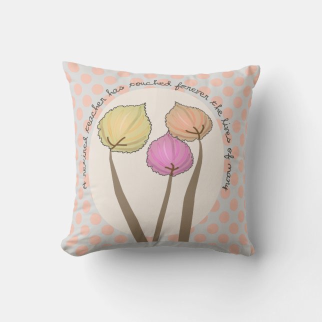 Artsy Leaves Pillow in ruste Kussen (Voorkant)