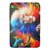 Artsy Lion Badmat (Voorkant Verticaal)