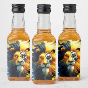 Artsy Lion Likeurfles Etiket