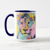Artsy Lion Mug (Gauche)
