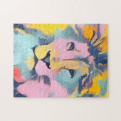 Artsy Lion Puzzle (Horizontal)